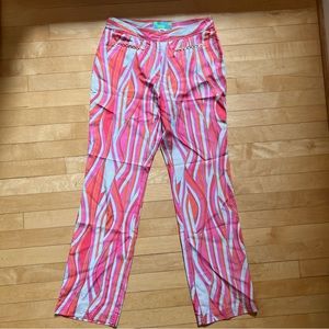 Anthropologie Beth Rowley Groovy Silk Pants 4